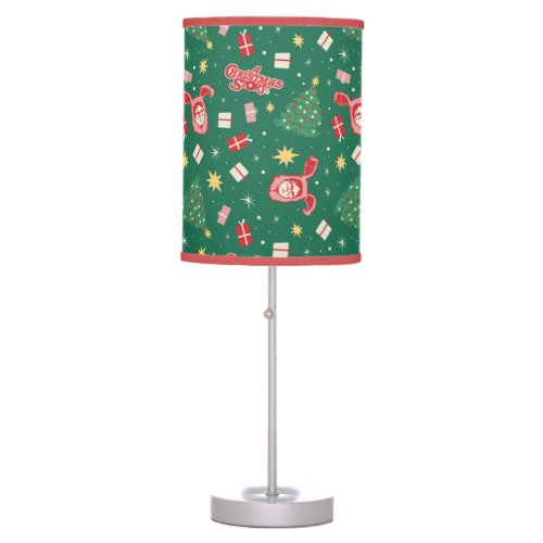 A Christmas Story  Christmas Icon Pattern Table Lamp