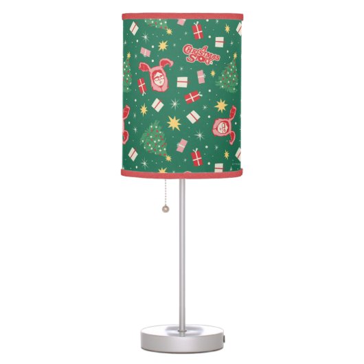 A Christmas Story | Christmas Icon Pattern Table Lamp (Right)