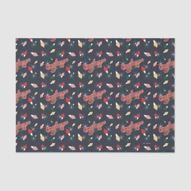 A Christmas Story | Christmas Lights Pattern Tissue Paper (Front)