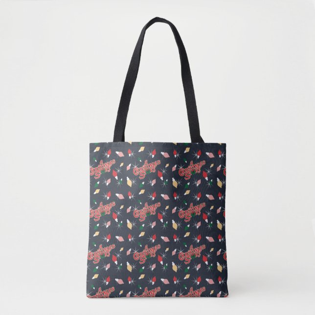 A Christmas Story | Christmas Lights Pattern Tote Bag (Front)