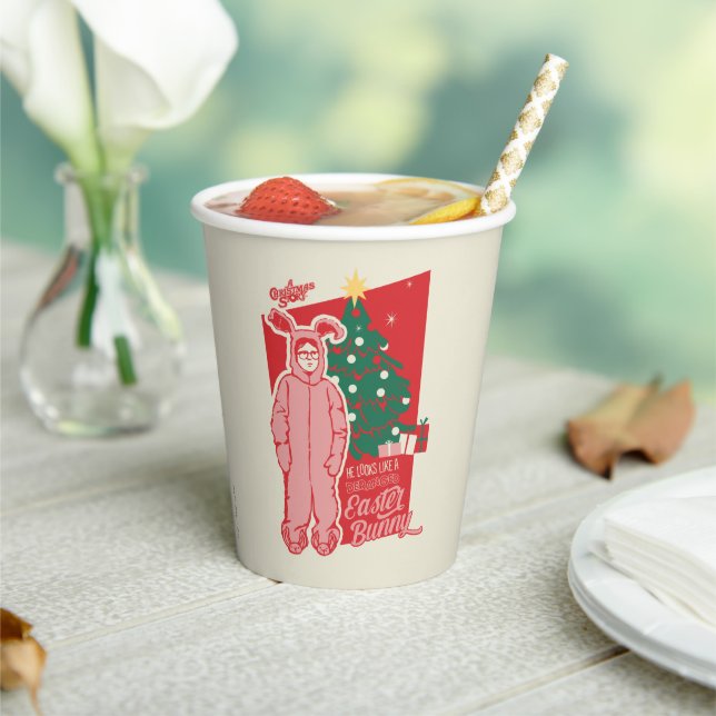 A Christmas Story | Deranged Easter Bunny Paper Cups (Insitu)