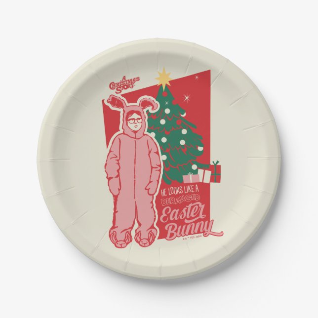 A Christmas Story | Deranged Easter Bunny Paper Plates (Front)