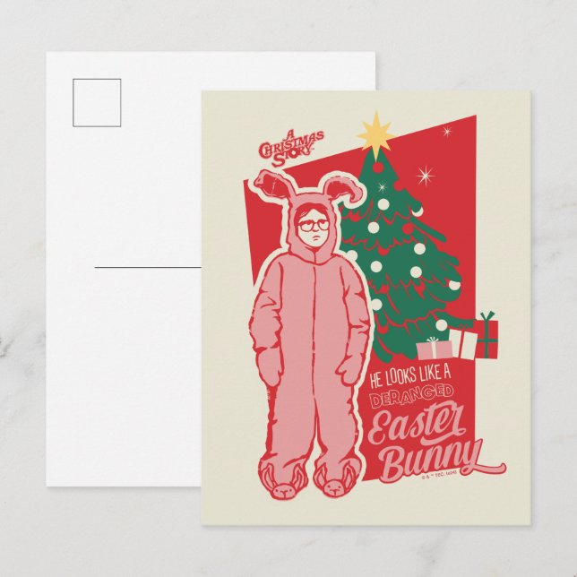 A Christmas Story | Deranged Easter Bunny Postcard (Front/Back)