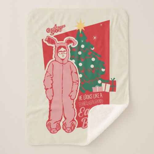 A Christmas Story  Deranged Easter Bunny Sherpa Blanket