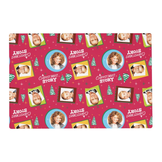 A Christmas Story | Family Photos Pattern Placemat (Front)