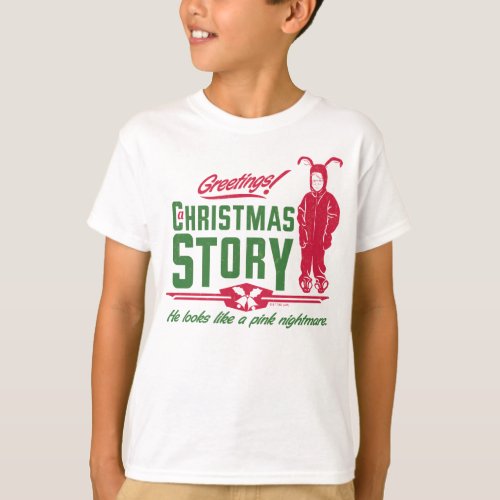 A Christmas Story  He Looks Like a Pink Nightmare T_Shirt