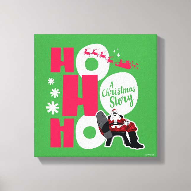 A Christmas Story | Ho Ho Ho Canvas Print (Front)