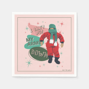 A Christmas Story - I Can't Put My Arms Down Napkins