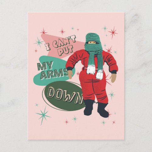 A Christmas Story _ I Cant Put My Arms Down Postcard