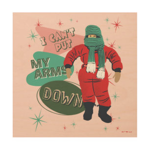 A Christmas Story - I Can't Put My Arms Down Wood Wall Art