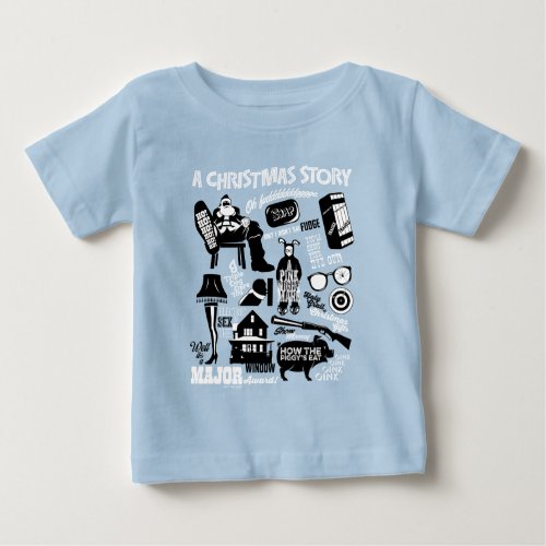 A Christmas Story Icons Graphic Baby T_Shirt