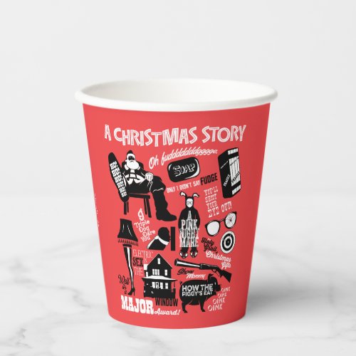 A Christmas Story Icons Graphic Paper Cups