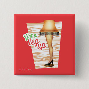 A Christmas Story Lamp Get a Leg Up Button