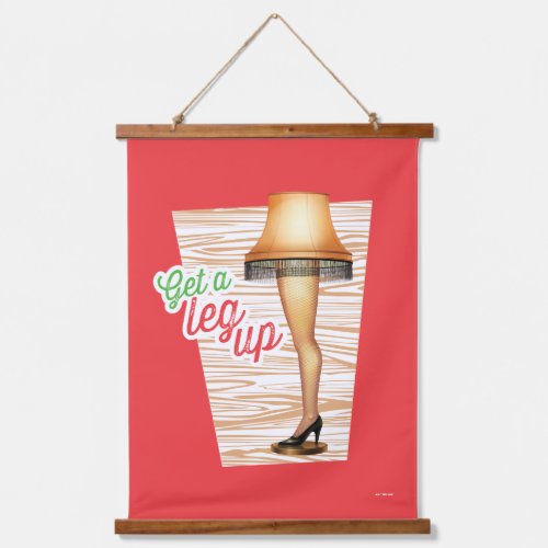A Christmas Story Lamp  Get a Leg Up Hanging Tapestry