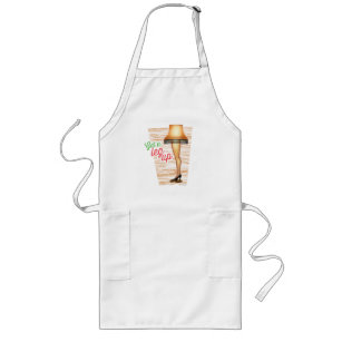 A Christmas Story Lamp   Get a Leg Up Long Apron