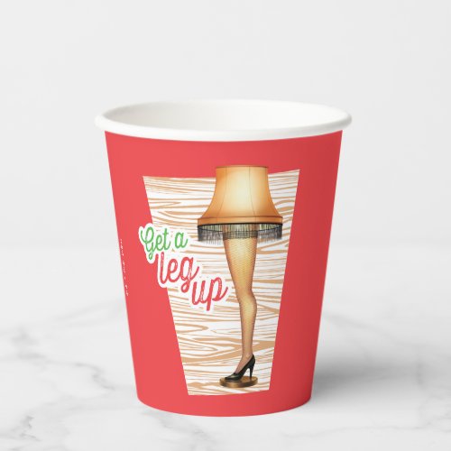 A Christmas Story Lamp  Get a Leg Up Paper Cups