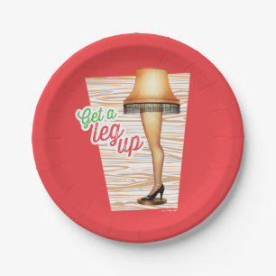 A Christmas Story Lamp Get a Leg Up Paper Plates