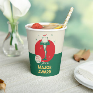 A Christmas Story Leg Lamp Major Award Paper Cups