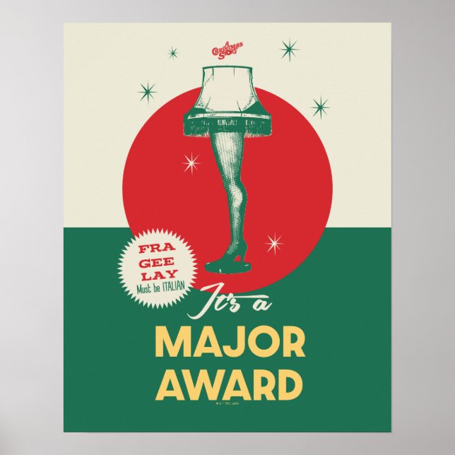 A Christmas Story | Leg Lamp Major Award Poster (Front)