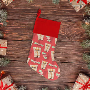 A Christmas Story Leg Lamp Pattern Christmas Stocking