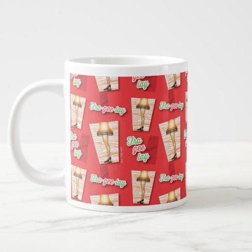 A Christmas Story  Leg Lamp Pattern Giant Coffee Mug