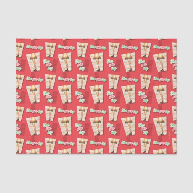 A Christmas Story | Leg Lamp Pattern Tissue Paper (Front)