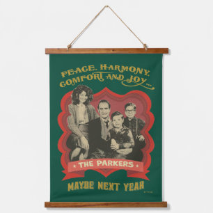 A Christmas Story Peace, Harmony, Comfort & Joy Hanging Tapestry