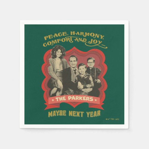 A Christmas Story  Peace Harmony Comfort  Joy Napkins