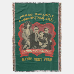 A Christmas Story Peace, Harmony, Comfort & Joy Throw Blanket