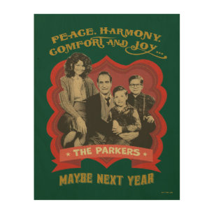 A Christmas Story Peace, Harmony, Comfort & Joy Wood Wall Art