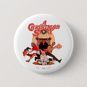A Christmas Story Poster Art Button