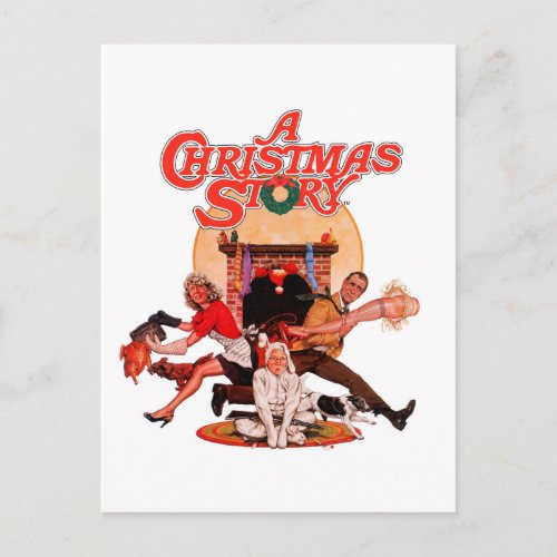 A Christmas Story Poster Art Postcard