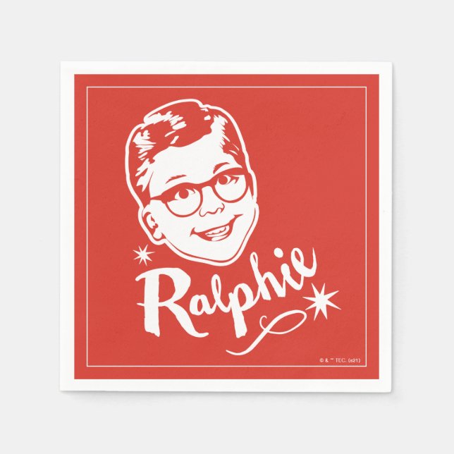 A Christmas Story | Ralphie Napkins (Front)