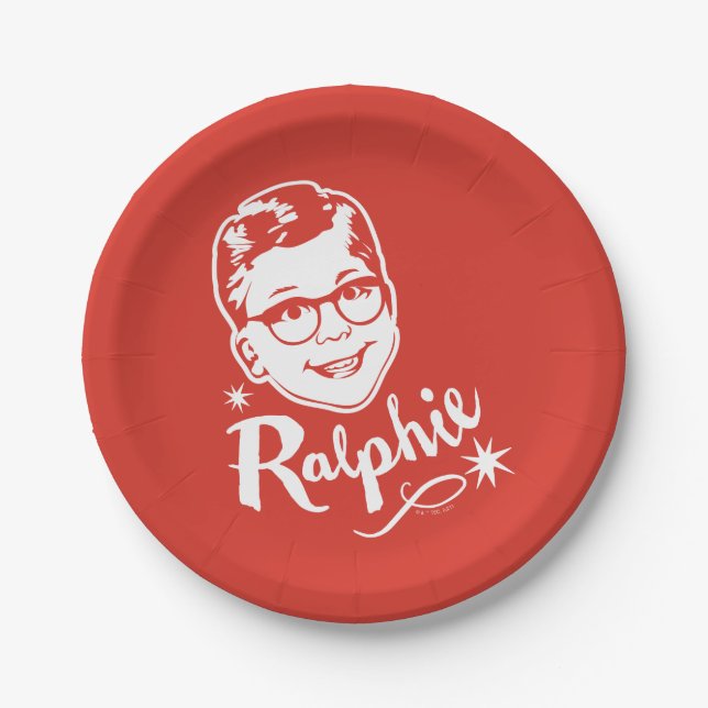 A Christmas Story | Ralphie Paper Plates (Front)
