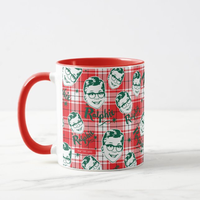 A Christmas Story | Ralphie Plaid Pattern Mug (Left)