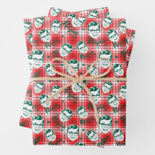 A Christmas Story   Ralphie Plaid Pattern Wrapping Paper Sheets