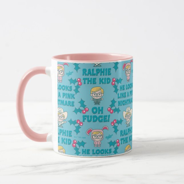 A Christmas Story | Ralphie the Kid Pattern Mug (Left)