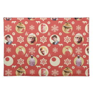 A Christmas Story Retro Snowflake Pattern Cloth Placemat