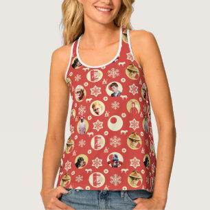 A Christmas Story Retro Snowflake Pattern Tank Top
