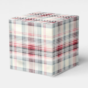 A Christmas Tartan Floral Design Series #24 Favor Boxes