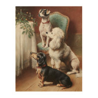 A Christmas Treat by Carl Reichert Wood Wall Art