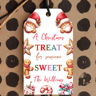 A Christmas Treat for Someone Sweet Colorful Gift Tags