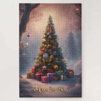 A Christmas tree Jigsaw Puzzle