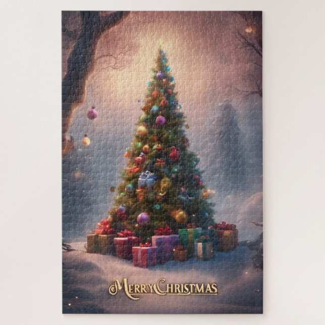 A Christmas tree Jigsaw Puzzle (Vertical)