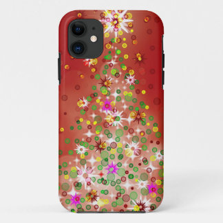 A Christmas tree that glows. iPhone 11 Case