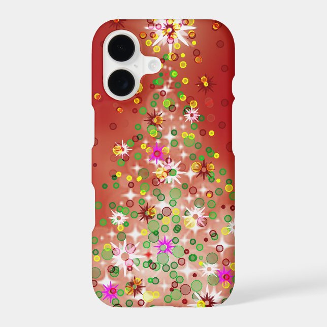 A Christmas tree that glows. Iphone Case (Back)