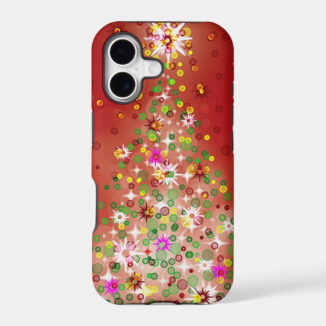 A Christmas tree that glows. Iphone Case (Back)