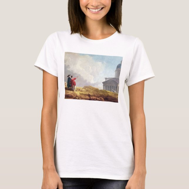 A Church Displayed to a Traveler in an Extensive T-Shirt (Front)