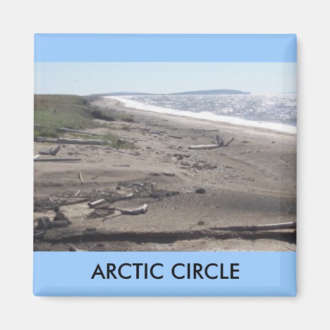 a circle, ARCTIC CIRCLE Magnet (Front)