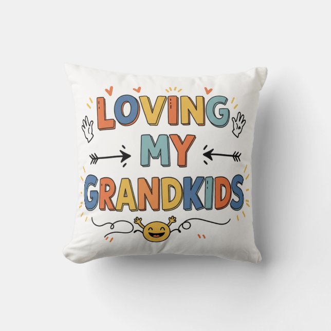 A Circle of Strength: Embraced by Family Throw Pillow (Front)